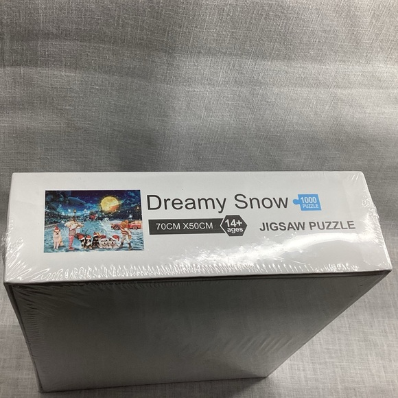 UKUENO Games Dreamy Snow Jigsaw Puzzle By Ukueno 00 Pc Ages 14 Size 70cm X 50cm Nwt Poshmark
